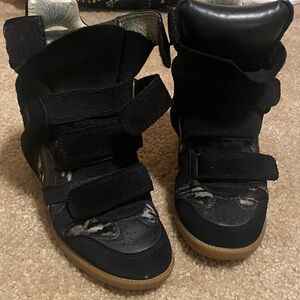 Isabel Marant Black Heeled Boots